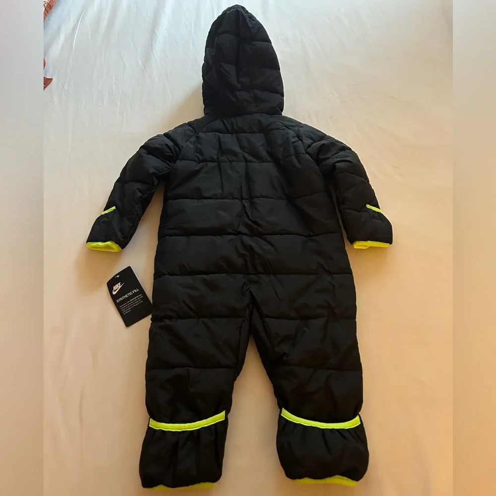 NWT Nike Winter/ Snow Toddler Black & Green Coat - Size 12M